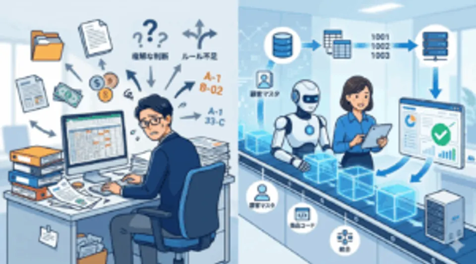 システム化の前にやるべきデータ整備：マスタ整備・コード統一の基本