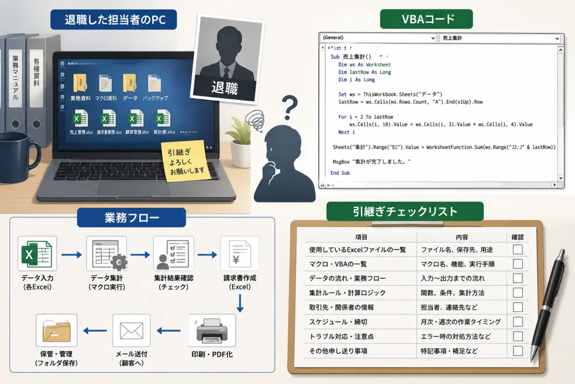 属人化したVBAを引き継ぐときの確認項目